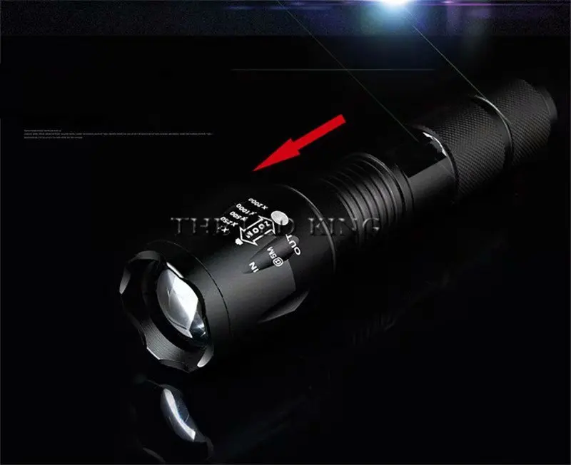 Светодиодный фонарик XML-T6 тактический фонарь Q5 L2 V6 мини-фонарик водонепроницаемый Карманный фонарь для уличного освещения фонарик скорпион