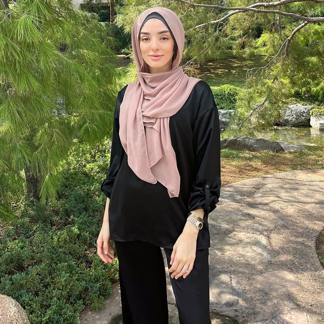 Женское платье из двух частей Eid Mubarek Abaya Турция хиджаб Caftan caftans мусульманские