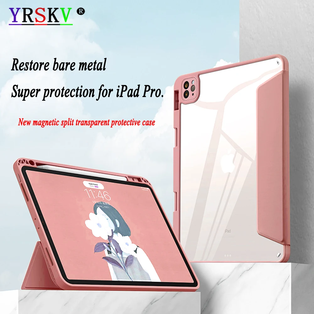 

2021 For iPad M1 Pro 11,2022 Air 5 4 3 10.9 inch Magnetic Split Protective Cover 10.5 iPad 10.2 7 8 9th Generation Pencil Case