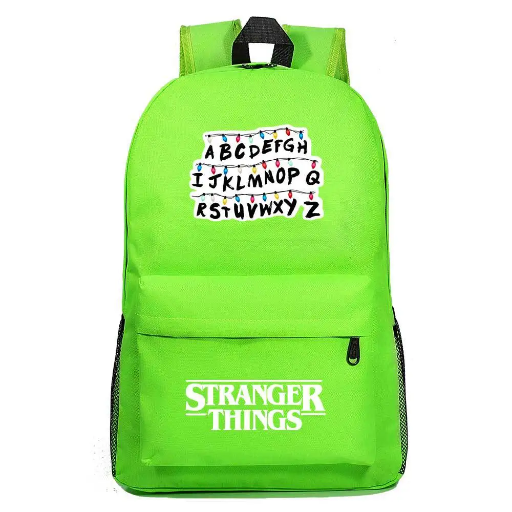 

Strangerr Things #3 Canvas Travel Backpack Teenagers Schoolbag Kids Bag Gift
