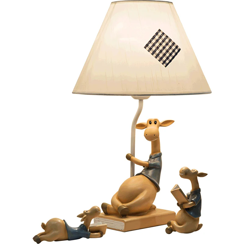 Новинка светодиодная настольная лампа для семьи декор лося подарок настольные