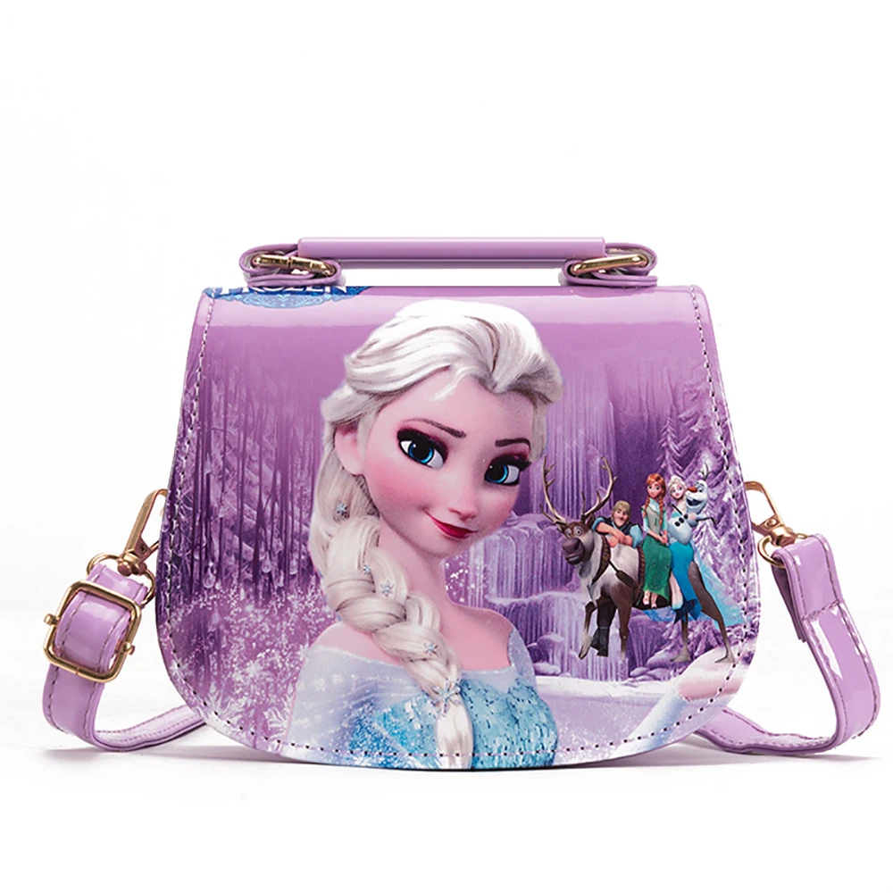 Cartoon Frozen Girls Fashion Handbags Elsa Cute Shoulder Bags For Kids Women Brand Luxury Designer Crossbody Packages New 2021
