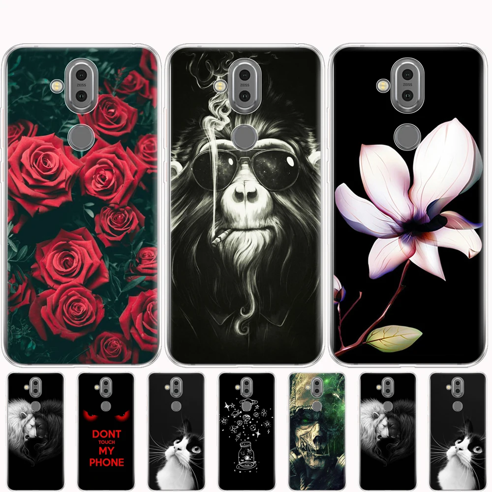 For Nokia 8.1 Case 7.1 plus 2018 soft tpu Silicon Back phone Cover Capa / X7 bumper coque etui | Мобильные телефоны и