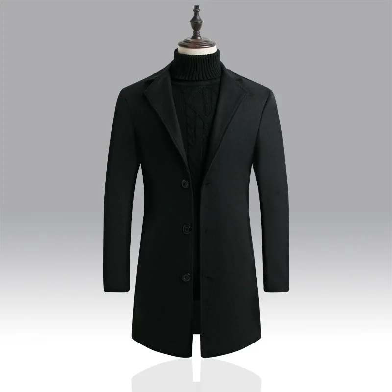 

PADEGAO 2020 Winter Wool Jacket Men Blend Autumn Windbreaker Brand High-quality Wool Coat Outwear Coats Casual Jackets PDG454