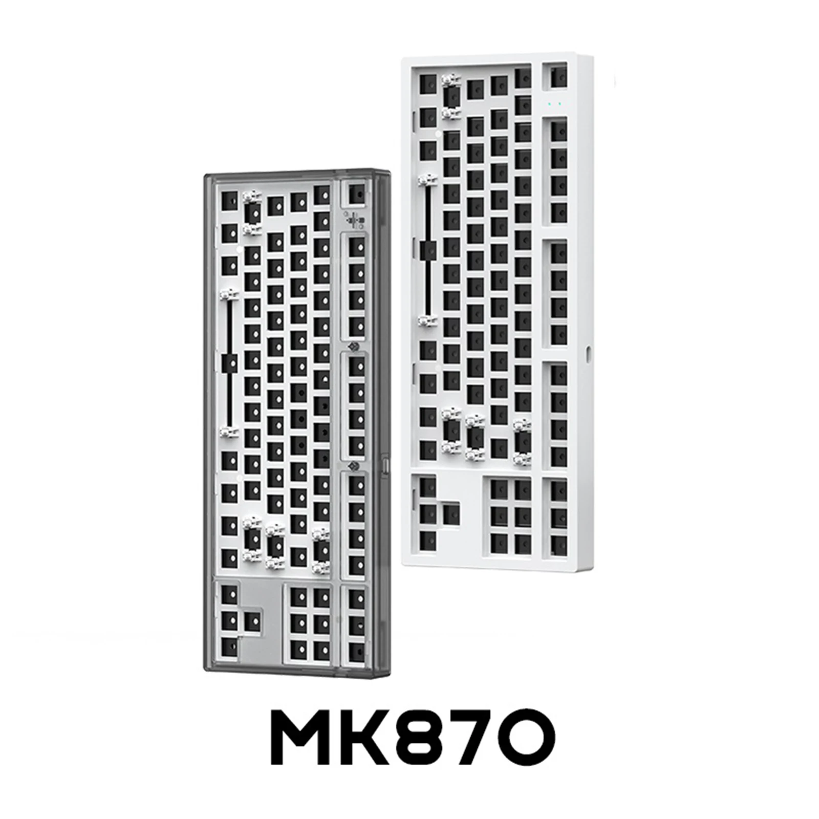 

Mk870 87 Keys Wired Mechanical Keyboard Hot Swap Translucent Mechanical Gaming Keyboard PCB Programming RGB Backlit for PC Gamer