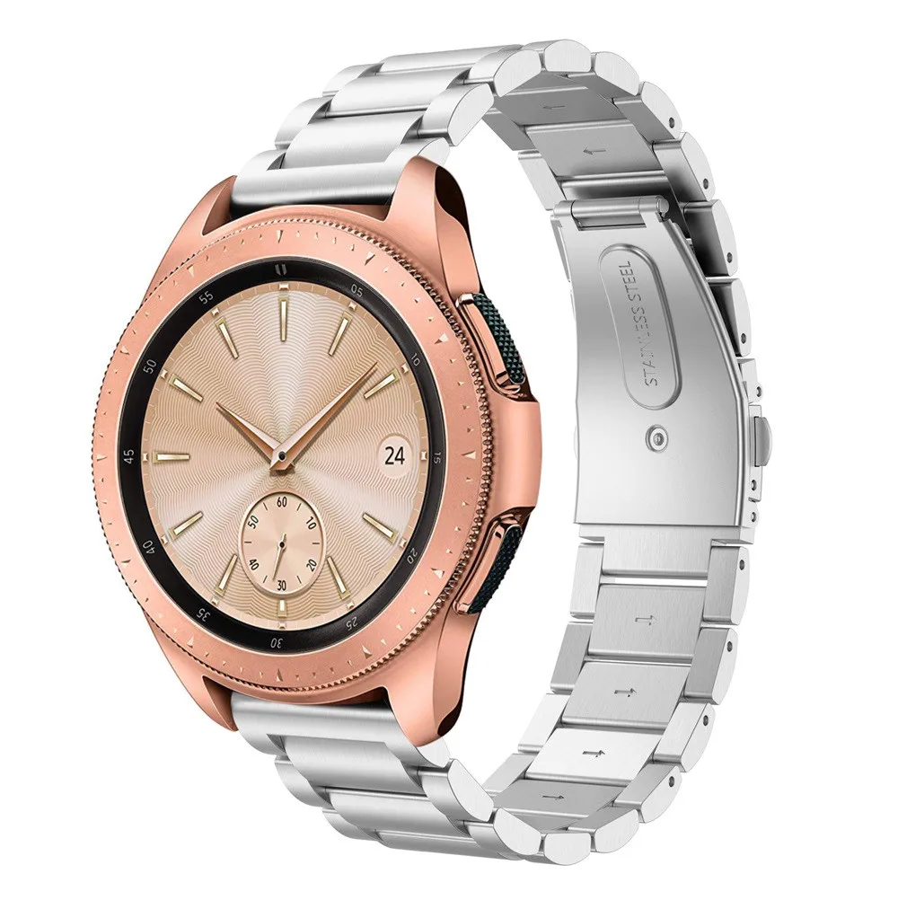 Роскошный ремешок для часов из нержавеющей стали сменный samsung Galaxy Watch 42 мм