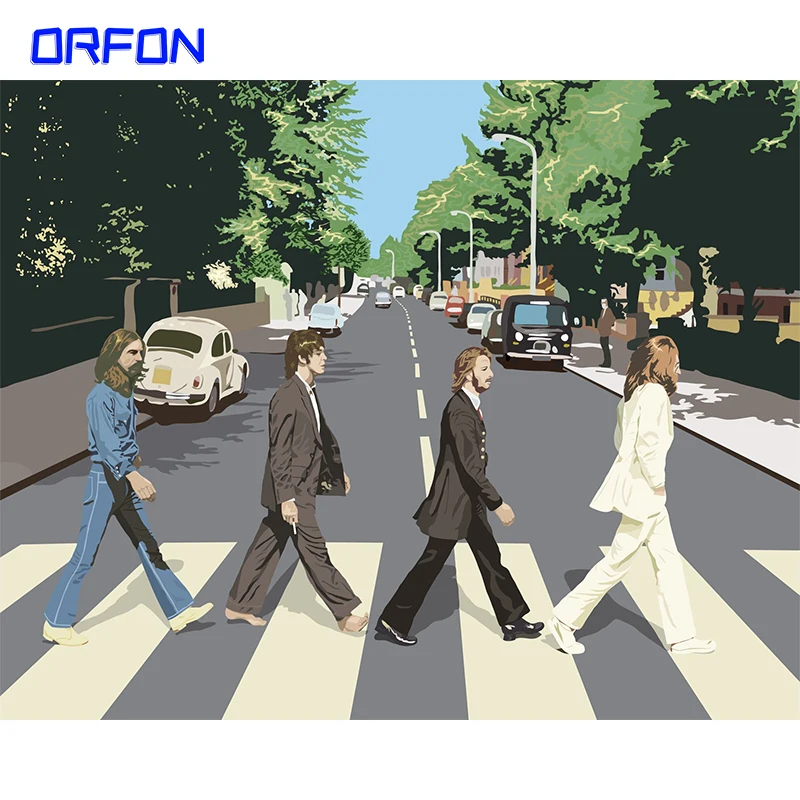 

Набор для рисования по номерам на холсте «Abbey Road»