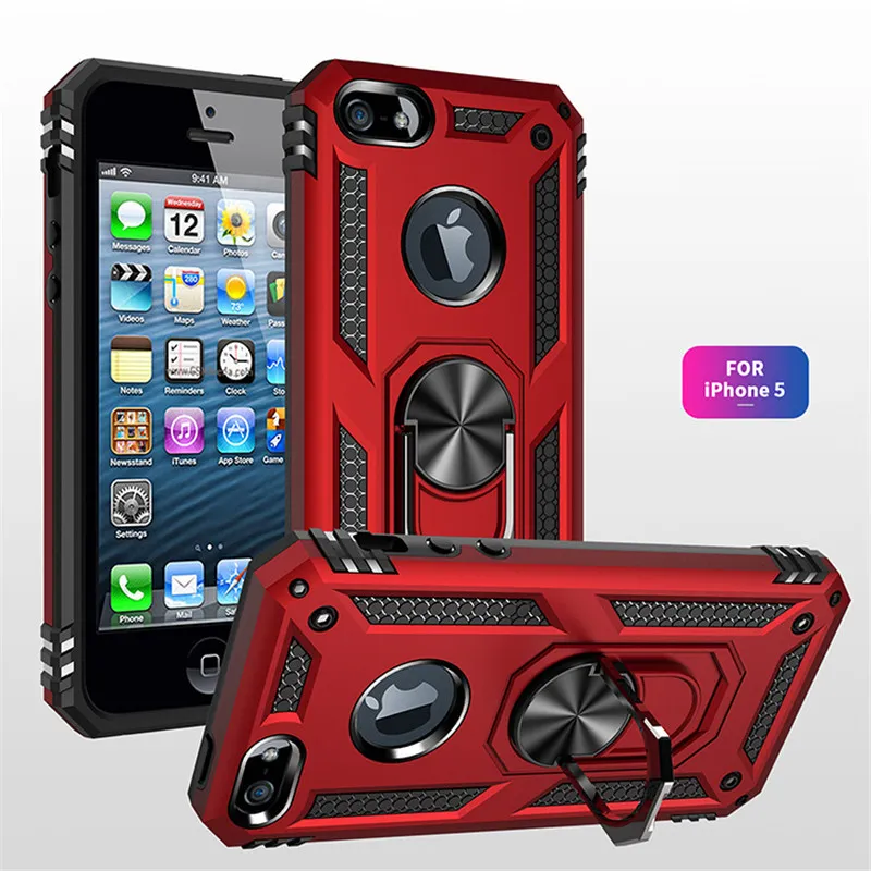 

For iPhone 5s 5 se 2016 2020 2022 13 Pro Max 12 11 Case Magnet Ring Cover For iPhone se 2016 5 S 5G iPhone5s 4.0" Silicone Cover