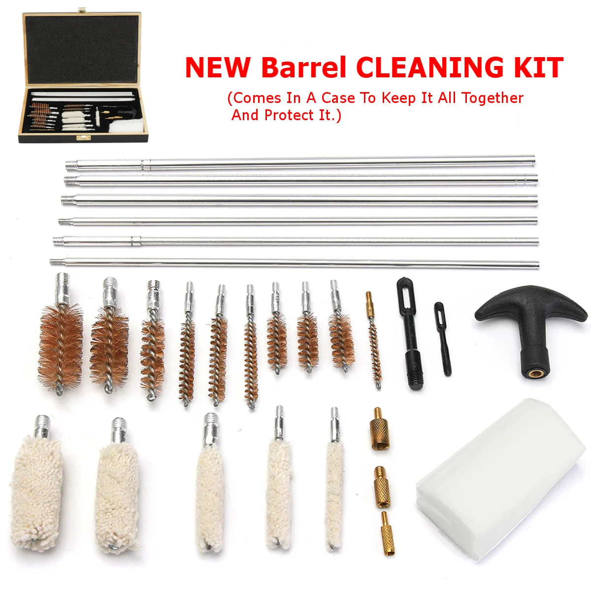 

Универсальный Набор для чистки пистолета, пистолета, ружья, дробовика, профессиональный набор для чистки, инструмент для чистки пистолета, ...