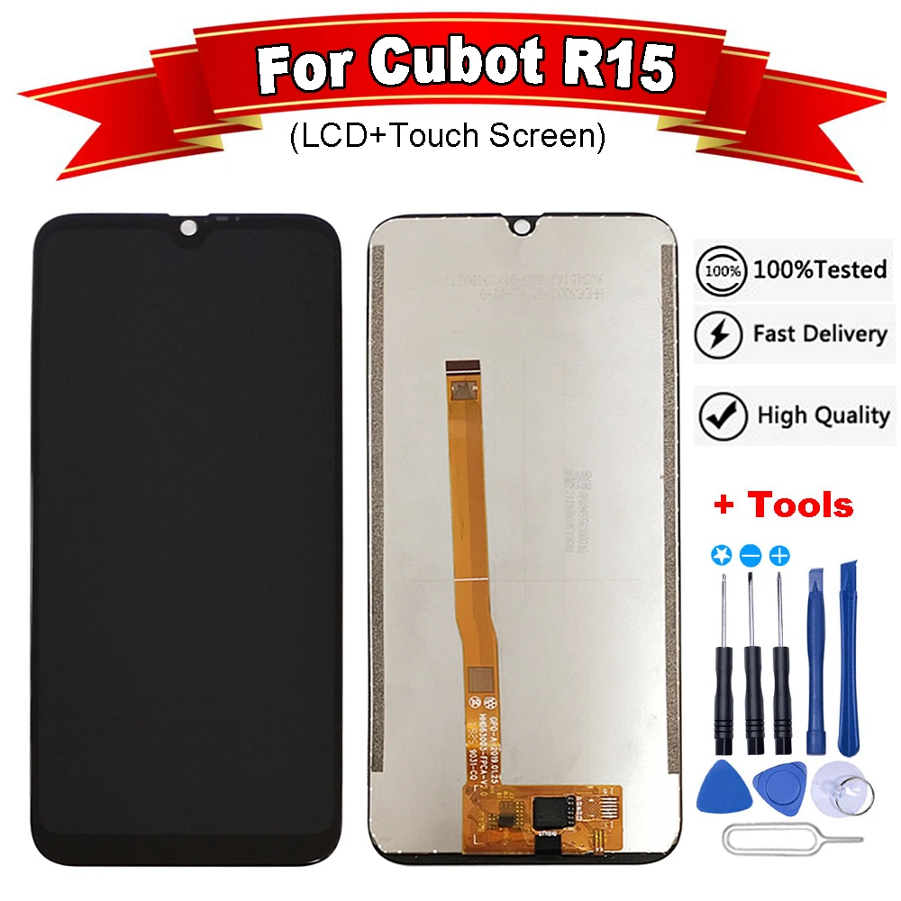 ЖК-дисплей и сенсорный экран в сборе для Cubot R15 ЖК-экран с цифровым