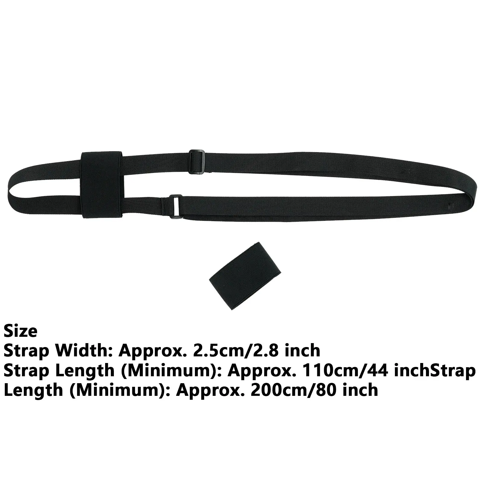 Черный нейлоновый ремешок для бутылки с водой регулируемый держатель