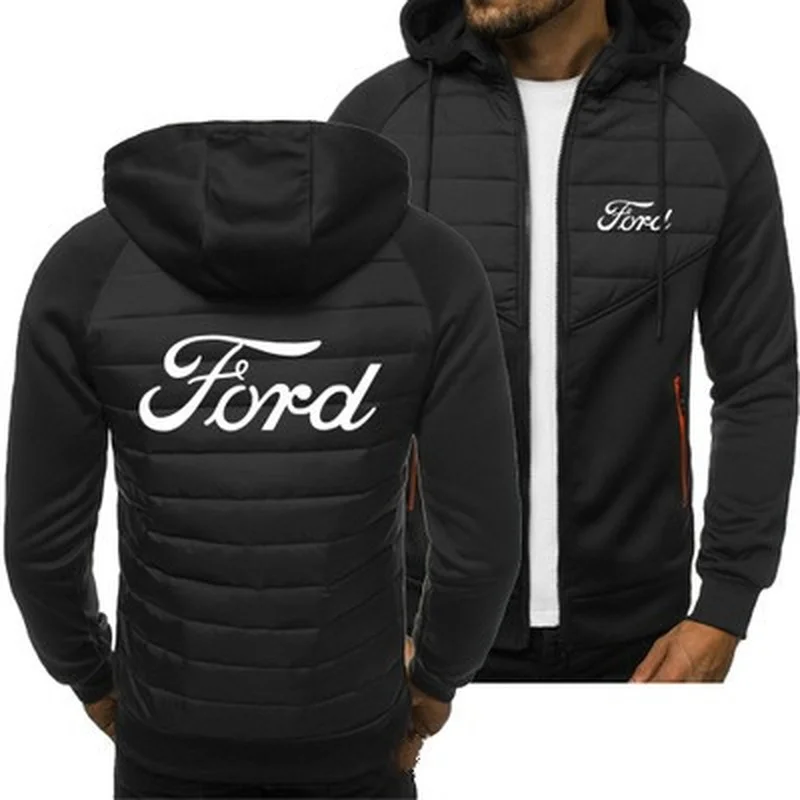 Новинка 2021 мужские толстовки с логотипом Ford куртка на весну и осень Повседневная