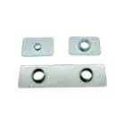 Гайка для 3D-принтера M3 M4 M5 T, алюминиевый профиль, оцинкованная, двойное отверстие, одно отверстие, 10 шт.