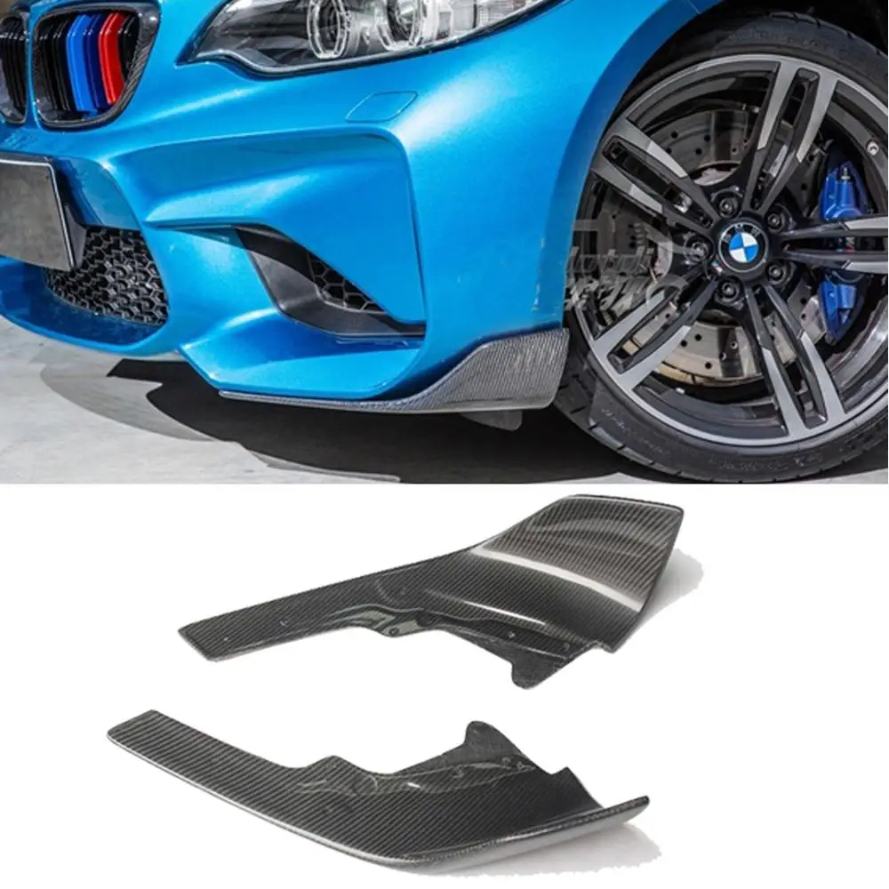Бампер из углеродного волокна m2 для bmw 2016 2018 автомобильный стикер сплиттер