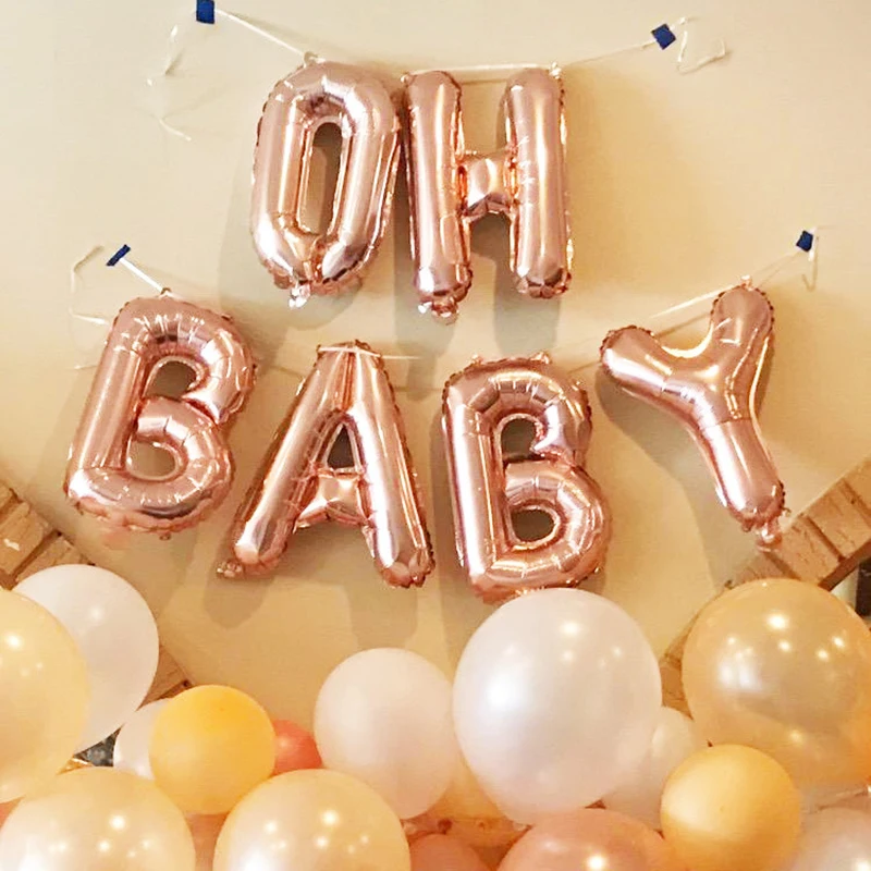 День рождения шарики свадебные украшения невесты из розового золота для девочек