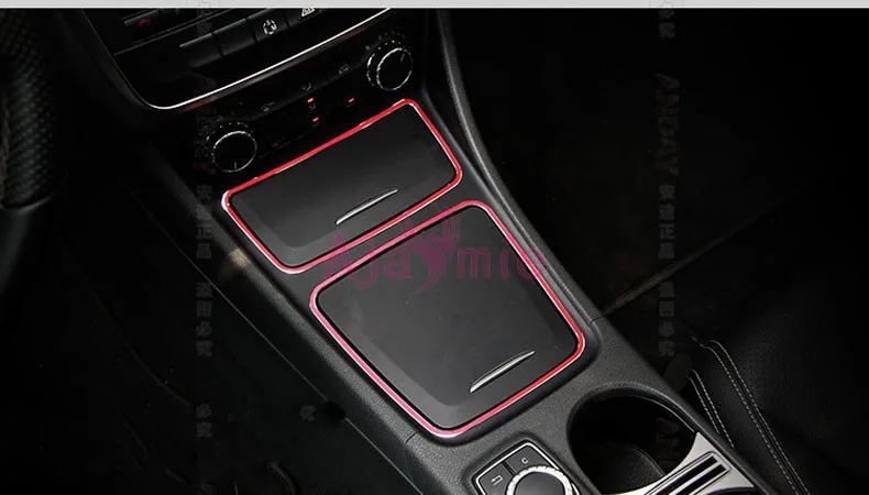 Для Mercedes Benz AMG GLA 260 CLA A200 W176 C117 W117 X156 крышка ящика для хранения пепельница красная