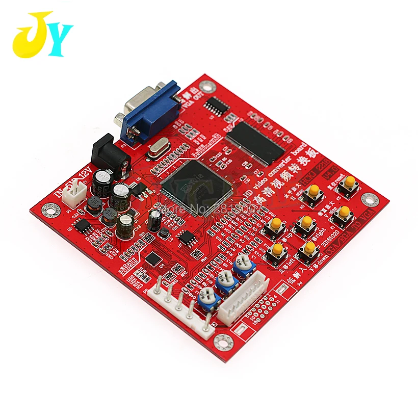 High Definition Red CGA to VGA CVBS Arcade Game Video Converter Board for CRT LCD PDP Monitor | Спорт и развлечения