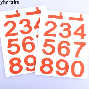 Наклейки бумажные с цифрами 0-10, 275 шт.лот