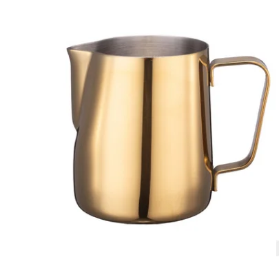 

Coffee Pitcher 450ML Stainless Steel Milk Frothing Jug Mugs Espresso Coffee Pitcher Barista Craft Frothing Jug jarras pata