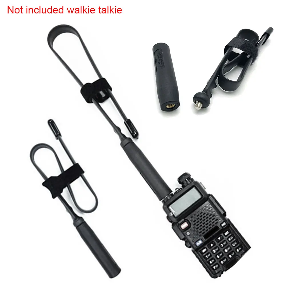 48 Cm Aerial Foldable Antenna Connector SMA-Female Dual Band CS Tactical Portable For Walkie Talkie Radio Signal | Электроника