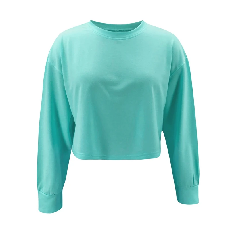 

Women's Fashion Round Neck Sweater Loose Lazy Drawstring Shorts Set