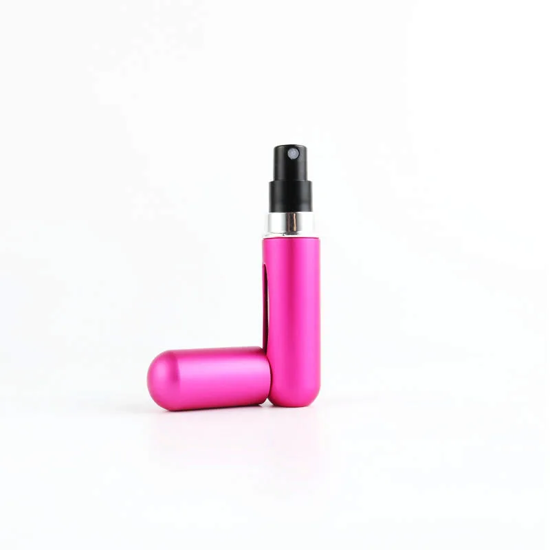 

5ml perfume bottle sub-bottom filling self-pump type recirculating refillable spray high-end portable cosmetic bottle