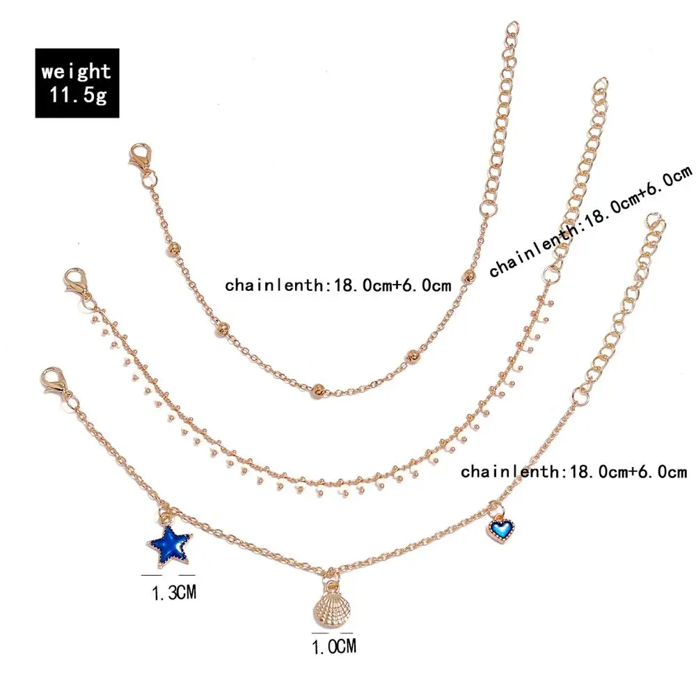 Браслеты-анклеты Sindlan в стиле бохо женские амулетные украшения ручной работы с