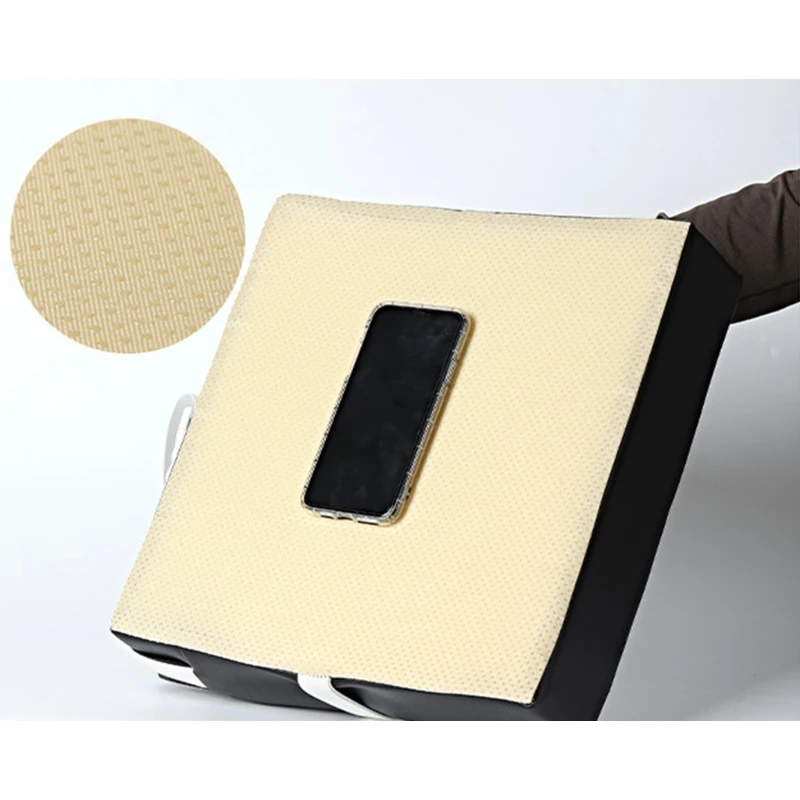 

35x35x8cm Child Toddler High Chair Seat Booster Baby Infant PU Leather Increasing Cushion Pad for Dining Table 40JC