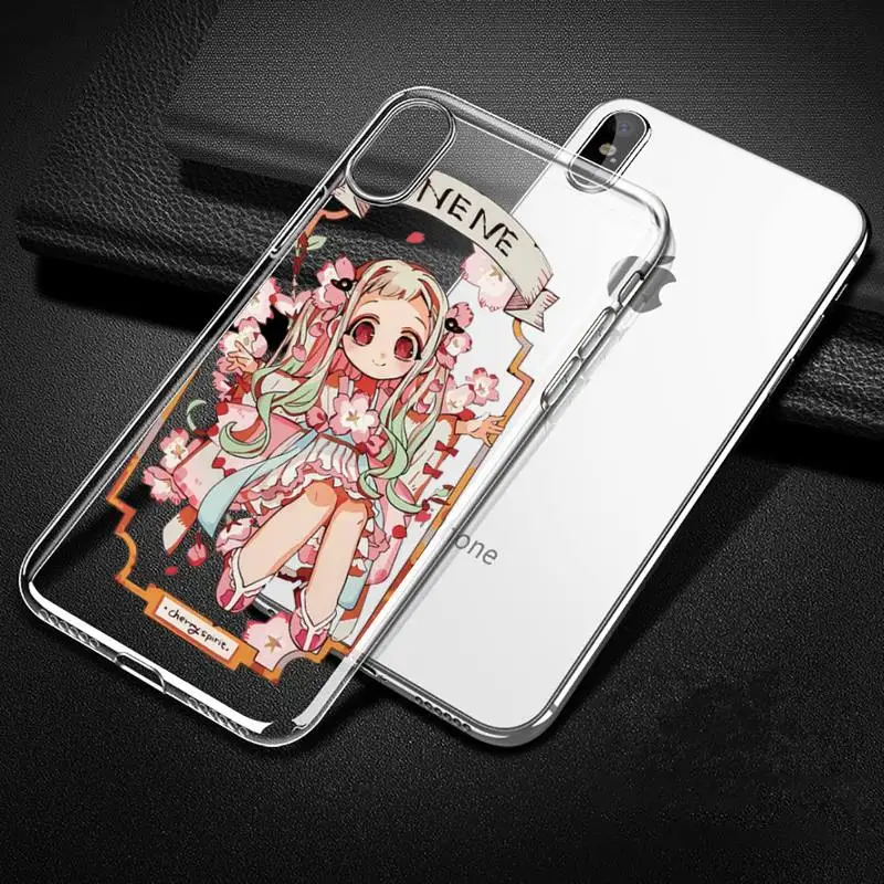 

Toilet Bound Hanako Kun Phone Case Transparent for iPhone Samsung 11 12 6 7 8 9 30 Pro X Max XR Plus lite