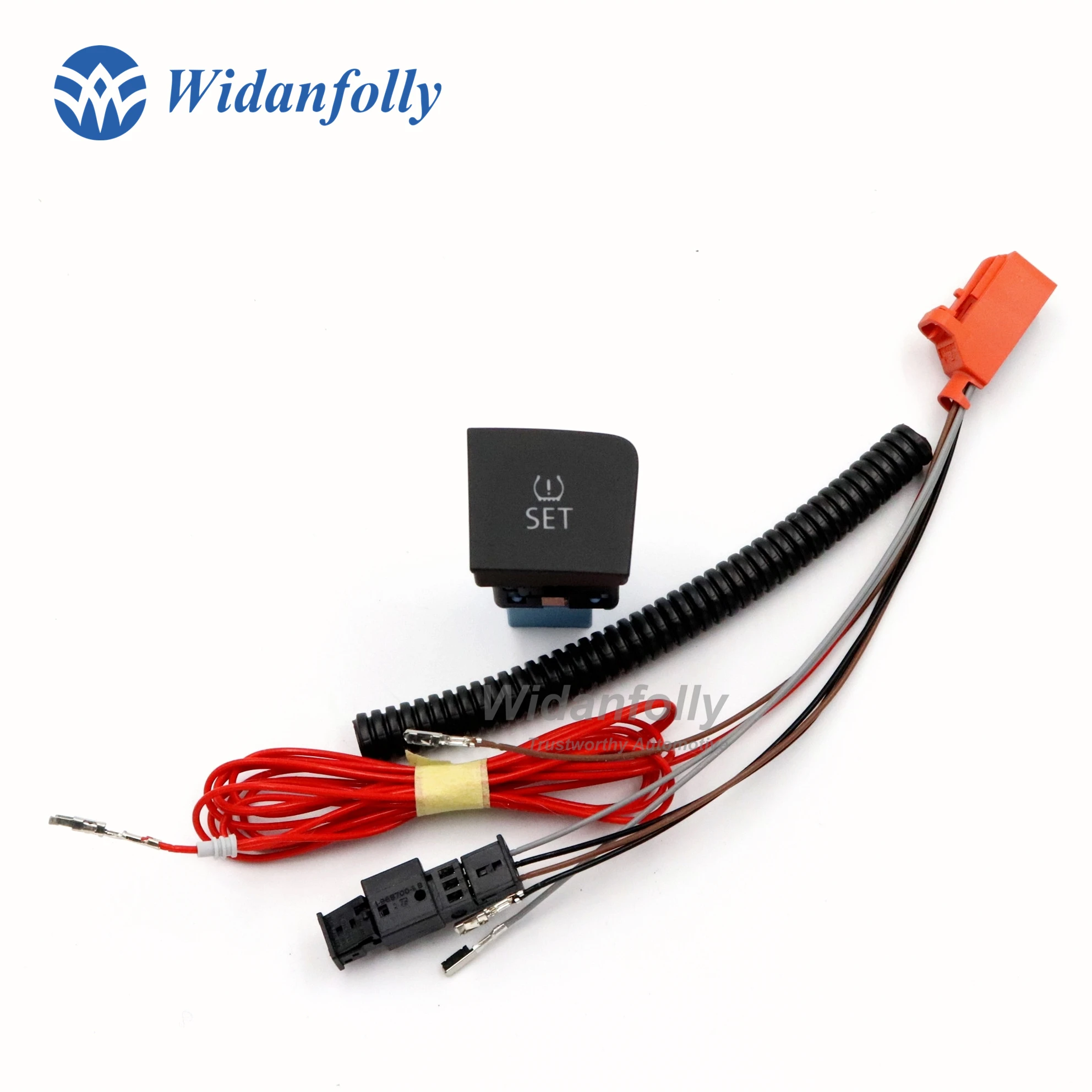 Кнопка переключения давления в шинах Widanfolly + Проводная жгут для PASSAT B6 Passat CC 35D 3C0 927