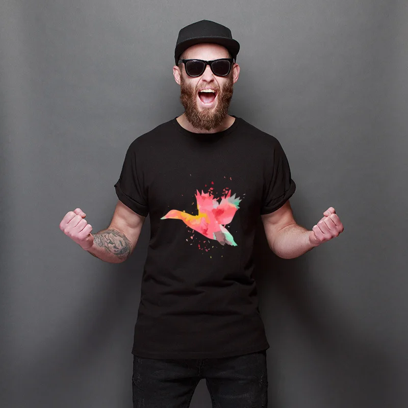 

Lovers Day Mallard Duck - Colorful Minimalist Fashion Fashionable Pure Cotton Tops Tees Unique Teenagers Tees 100% Cotton Men