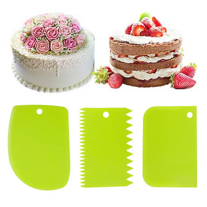 

Cake Scraper Convenient Adjustable Fondant Spatulas Cake Edge Smoother Cream Decorating DIY Bakeware Tableware Kitchen Cake Tool
