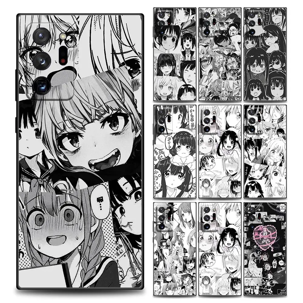 

Cute Kawaii Nifty Girl Anime Samsung Case for Note 8 Note 9 Note 10 M11 M12 M30s M32 M21 M51 F41 F62 M01 Soft Silicone Cover