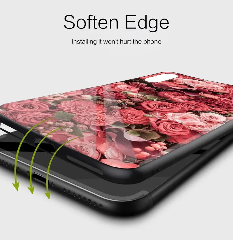 Чехлы для мобильных телефонов rose rosse из мягкого стекла Samsung S20 S11 S10 S9 S8 Plus lite 10e Fe 5G