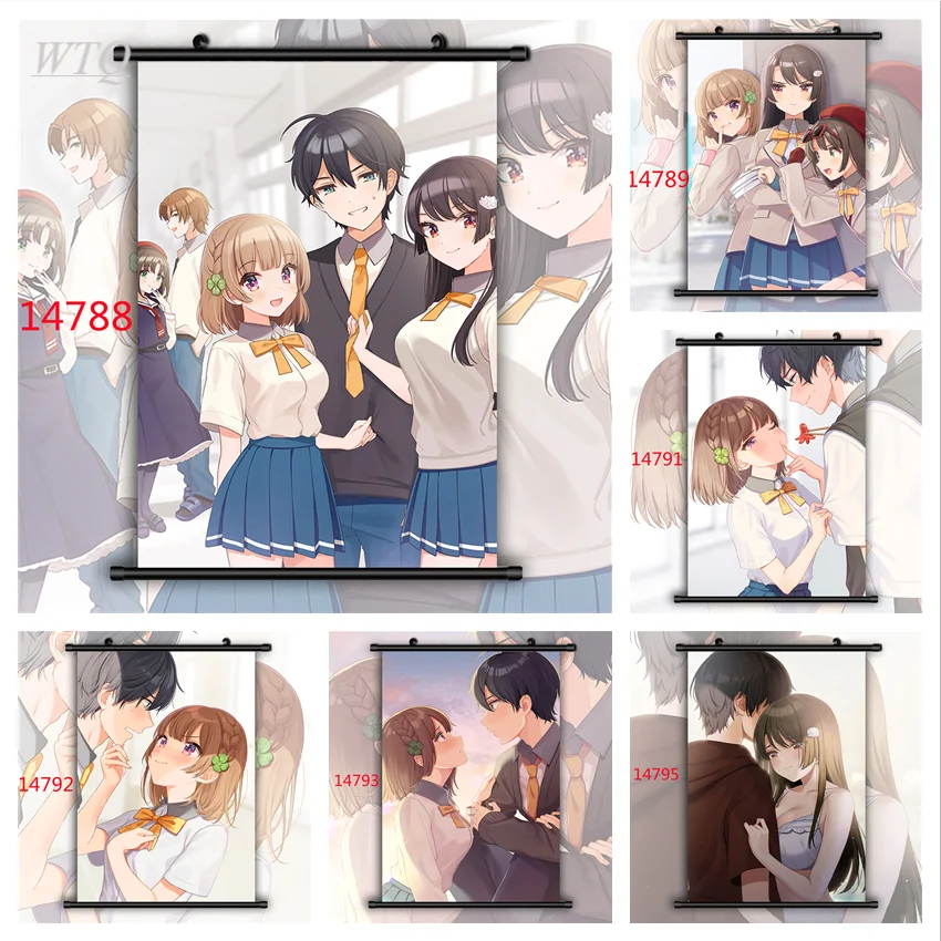 Osamake момасака Мария Качи широкуза Шида куроха холст живопись аниме плакаты Настенный декор плакат настенное искусство картина домашний декор