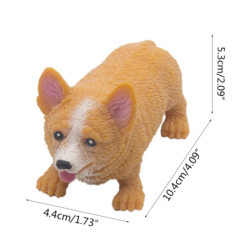 

A2UB игрушечный мяч-корги, собака для детей и взрослых, интерактивный игровой домик, Обучающие игрушки, сжимающая игрушка, мяч для облегчения ...