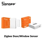 Интеллектуальный выключатель света SONOFF SNZB-04 ZigBee Smart Двери, окна Сенсор в режиме реального времени LowBattery уведомления умный дом работает с SONOFF ZigBee мост