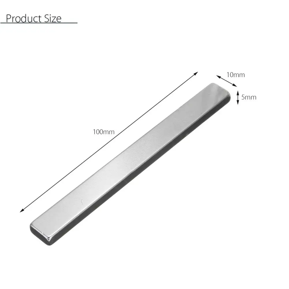 1 шт. 100x10x5 мм N50 практичный длинный кубовидный блок супер сильный редкоземельный