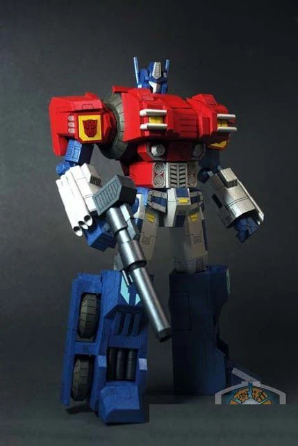 Робот высокой четкости перламутровая 3D бумажная модель DIY|Картонные