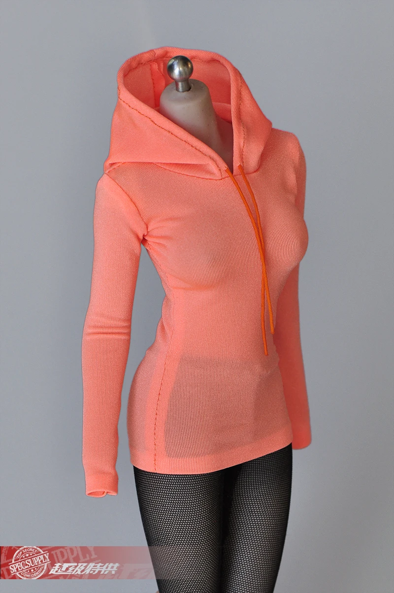 

1/6 Female soldier hooded sexy tight dress model accessories fit 12 inch action figure