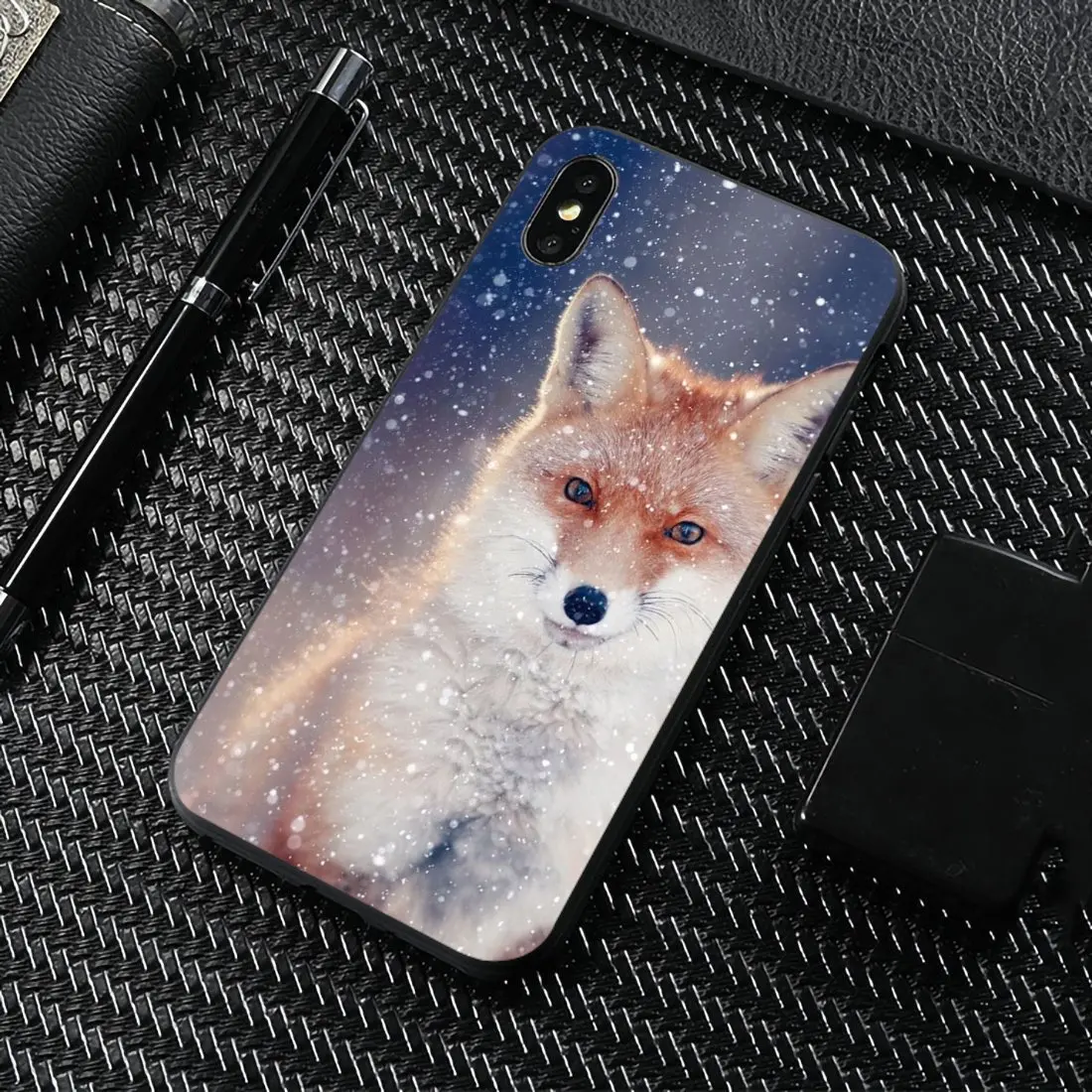 Милый роскошный мягкий чехол из ТПУ с изображением животных Fennec Fox для Huawei G7 G8 P7 P8