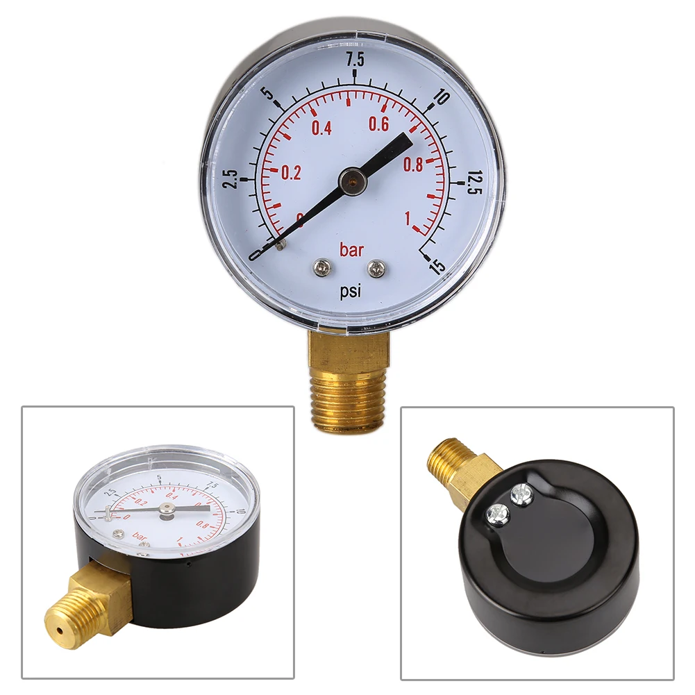 1 шт. Φ 0/15 PSI 0/1 топливный воздушный компрессор измеритель низкого давления