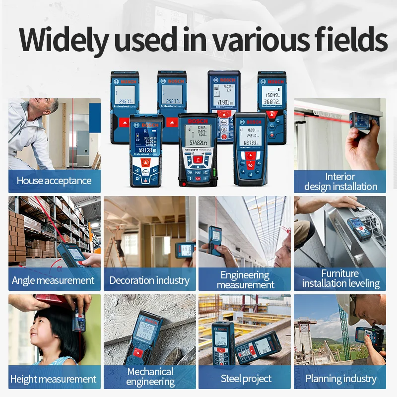 BOSCH лазерный дальномер 25/30/40/50/70 м Электронный Инфракрасный объем номер линейка Высокоточный измерительный прибор