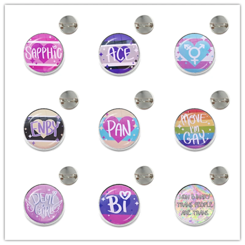 Модная обувь с изображением ЛГБТ радуги Броши Би гордости ювелирные изделия