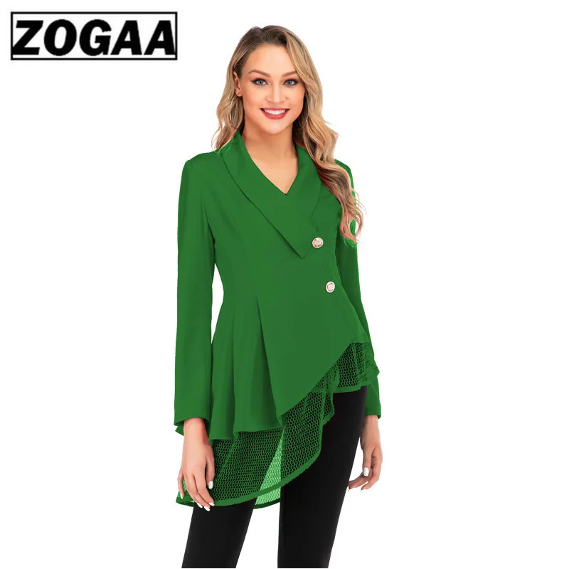 Осенне весенний женский однобортный Тренч Красный Модный сетчатый подол