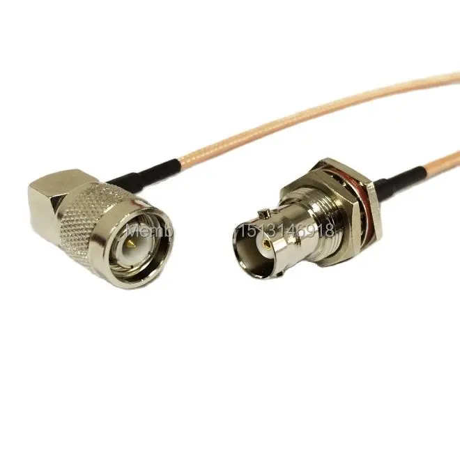 

New TNC Male Plug Right Angle Switch BNC Female Bulkhead Pigtail Cable RG316 Wholesale 15CM 6"/30CM/50CM Adapter