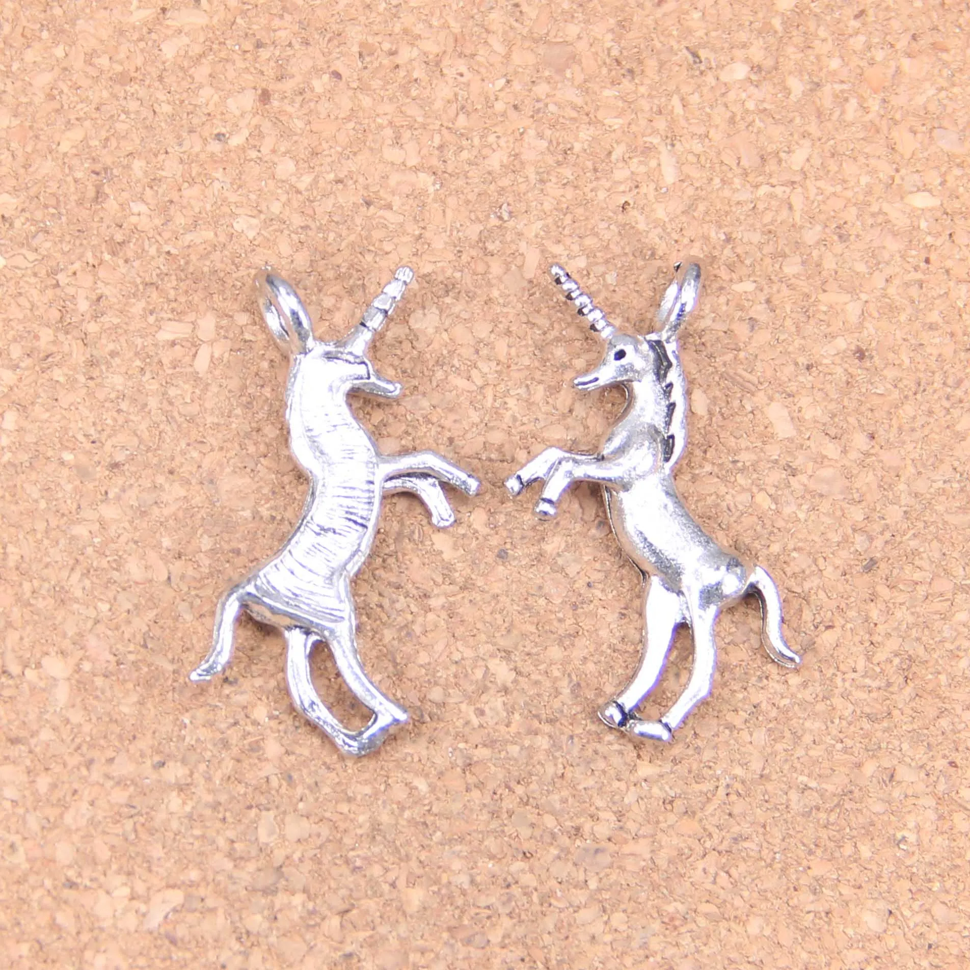 10 шт. Подвески единорог 35x15 мм старинные подвески Винтаж ювелирные изделия из