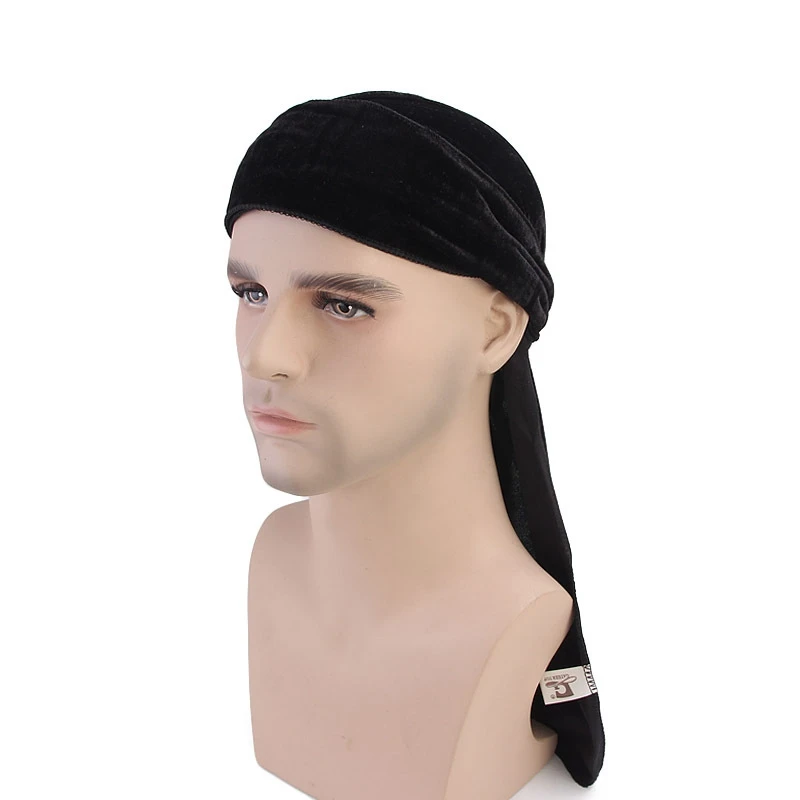 Пляжная шапка с длинным швом принтом китайского дракона бархатная мягкая