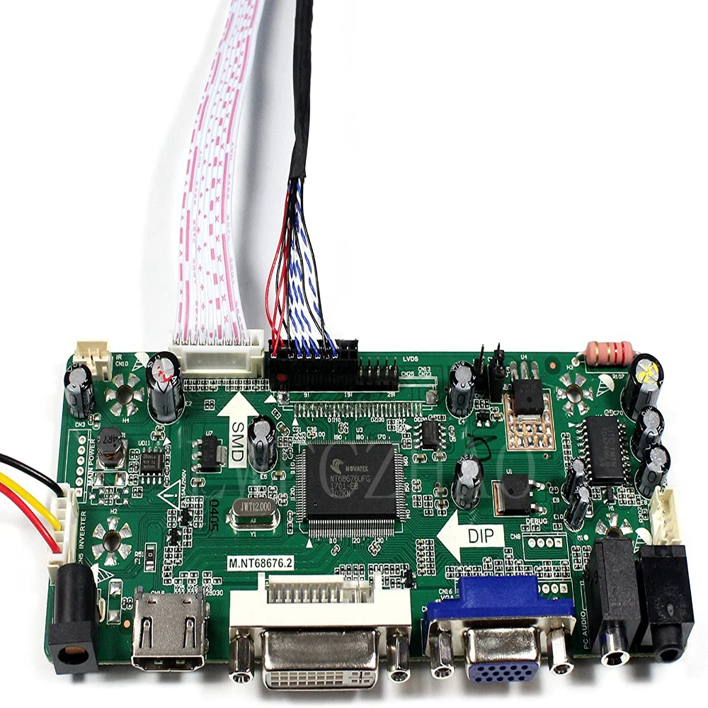 Новый комплект платы M.NT68676 для фотографий HDMI + DVI VGA ЖК светодиодный экран