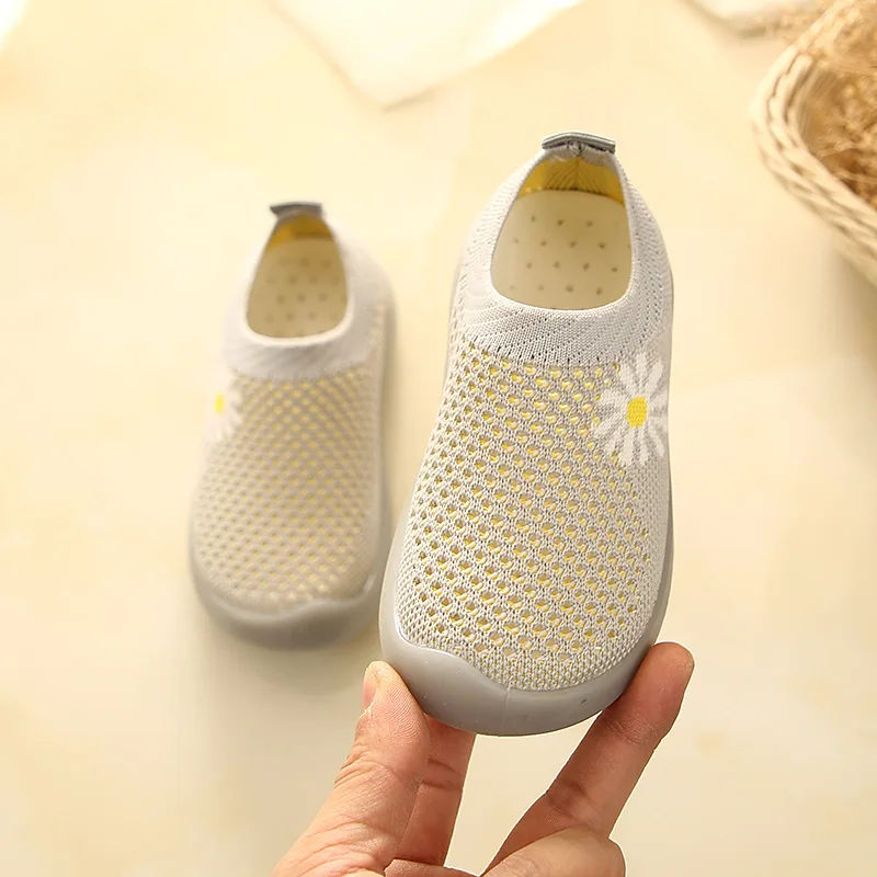 Летняя детская дышащая обувь из сетчатого материала Спортивная на каждый день в